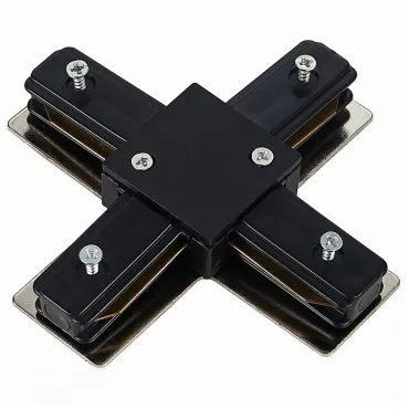 Соединитель лент X-образный жесткий ST-Luce ST002 ST002.449.00 Цвет арматуры черный от ImperiumLoft