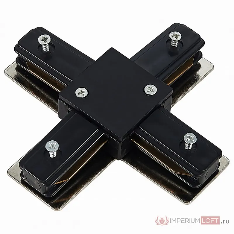 Соединитель лент X-образный жесткий ST-Luce ST002 ST002.449.00 Цвет арматуры черный от ImperiumLoft