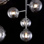 Потолочная люстра Maytoni Dallas MOD545PL-12CH Цвет арматуры хром Цвет плафонов серый от ImperiumLoft