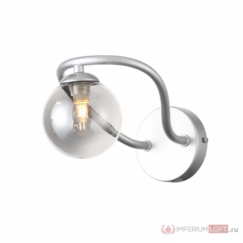 Бра ST-Luce Legatezza SL1502.101.01 Цвет арматуры хром Цвет плафонов серый от ImperiumLoft