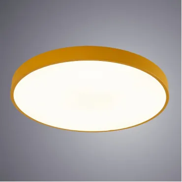 Накладной светильник Arte Lamp Arena A2661PL-1YL Цвет плафонов белый Цвет арматуры желтый