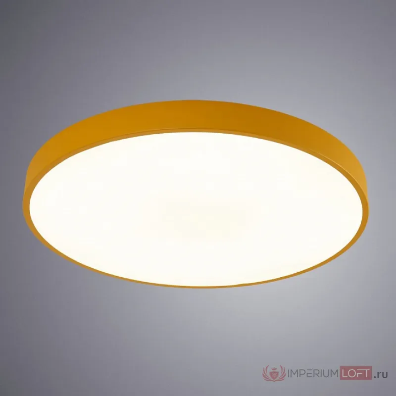 Накладной светильник Arte Lamp Arena A2661PL-1YL Цвет плафонов белый Цвет арматуры желтый от ImperiumLoft