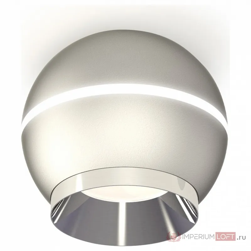 Накладной светильник Ambrella Xs1103 XS1103002 Цвет арматуры серебро Цвет плафонов серебро от ImperiumLoft