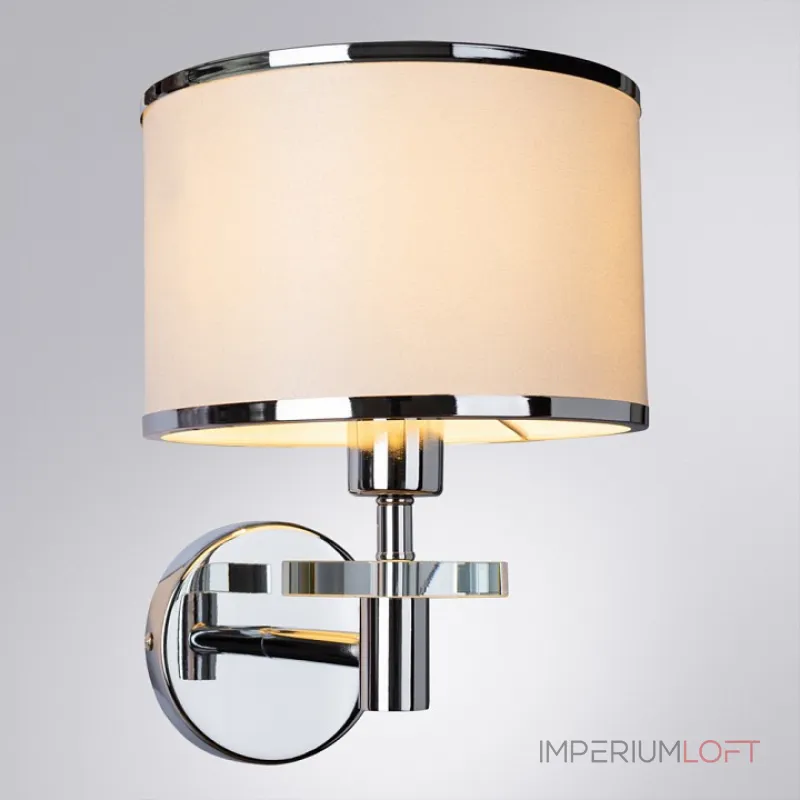 Бра Arte Lamp Furore A3990AP-1CC Цвет арматуры Серый Цвет плафонов Белый Бра Arte Lamp Furore A3990AP-1CC Цвет арматуры Серый Цвет плафонов Белый