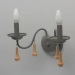 Бра MW-Light Карбон 697020602 Цвет арматуры серый Цвет плафонов коричневый от ImperiumLoft