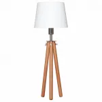 Настольная лампа декоративная TopDecor Stello Stello T1 71 01g Цвет плафонов белый Цвет арматуры коричневый