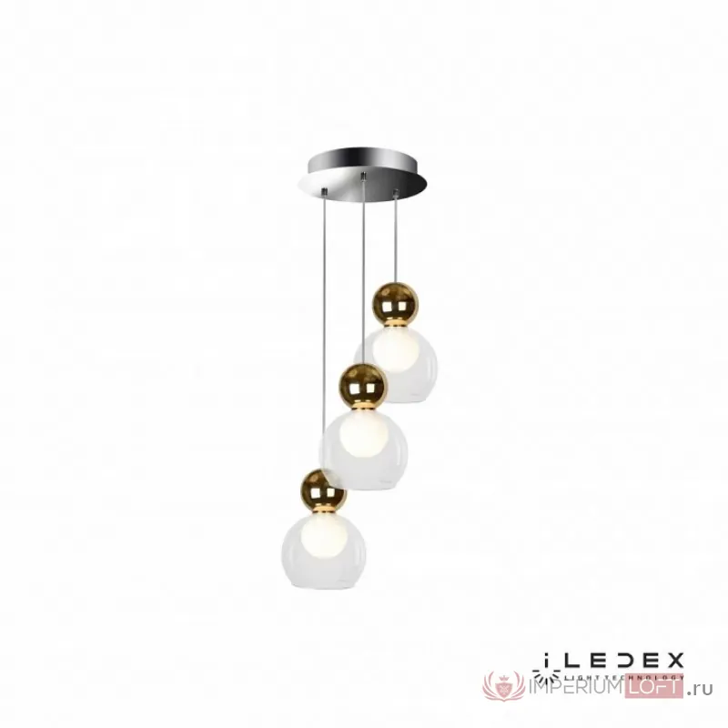 Подвесной светильник iLedex Blossom C4476-3R GL от ImperiumLoft