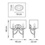 Накладной светильник Lightstar Paralume 725626 Цвет арматуры хром