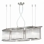 Подвесная люстра ST-Luce Velletri SL1627.103.06 Цвет арматуры серый Цвет плафонов неокрашенный