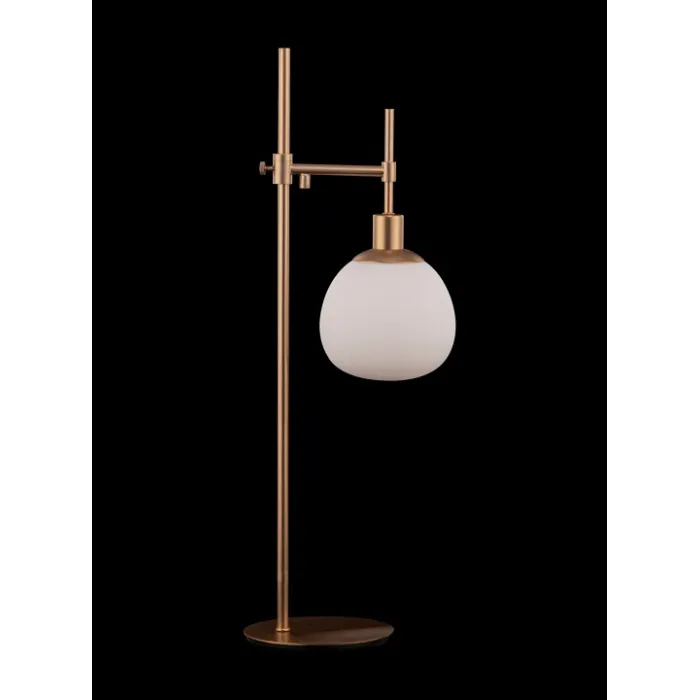 Настольная лампа декоративная Maytoni Erich MOD221-TL-01-G Цвет арматуры золото Цвет плафонов белый от ImperiumLoft