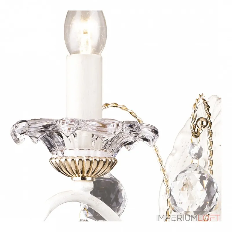 Бра Arte Lamp Amboise A2078AP-1WG Цвет арматуры золото Цвет плафонов прозрачный