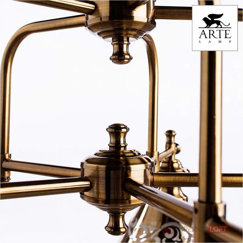 Подвесная люстра Arte Lamp Kensington A1511LM-5PB Цвет арматуры бронза Цвет плафонов бронза от ImperiumLoft
