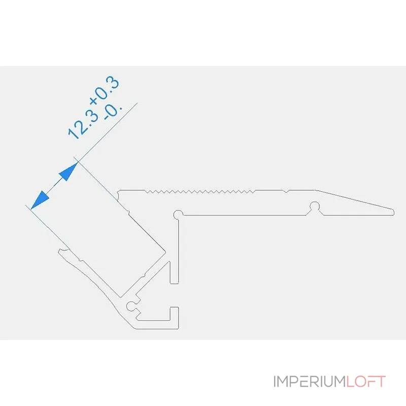 Профиль накладной Deko-Light AL-01-10 970500 Цвет арматуры серебро Профиль накладной Deko-Light AL-01-10 970500 Цвет арматуры серебро