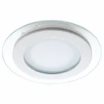 Встраиваемый светильник Lightstar Acri LED 212010 Цвет арматуры хром Цвет плафонов прозрачный