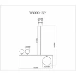 Подвесной светильник Moderli Sheman V6000-3P
