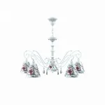 Подвесная люстра Lamp4You Classic 19 E3-05-WM-LMP-O-13-CRL-E3-05-GR-DN Цвет арматуры белый Цвет плафонов белый от ImperiumLoft
