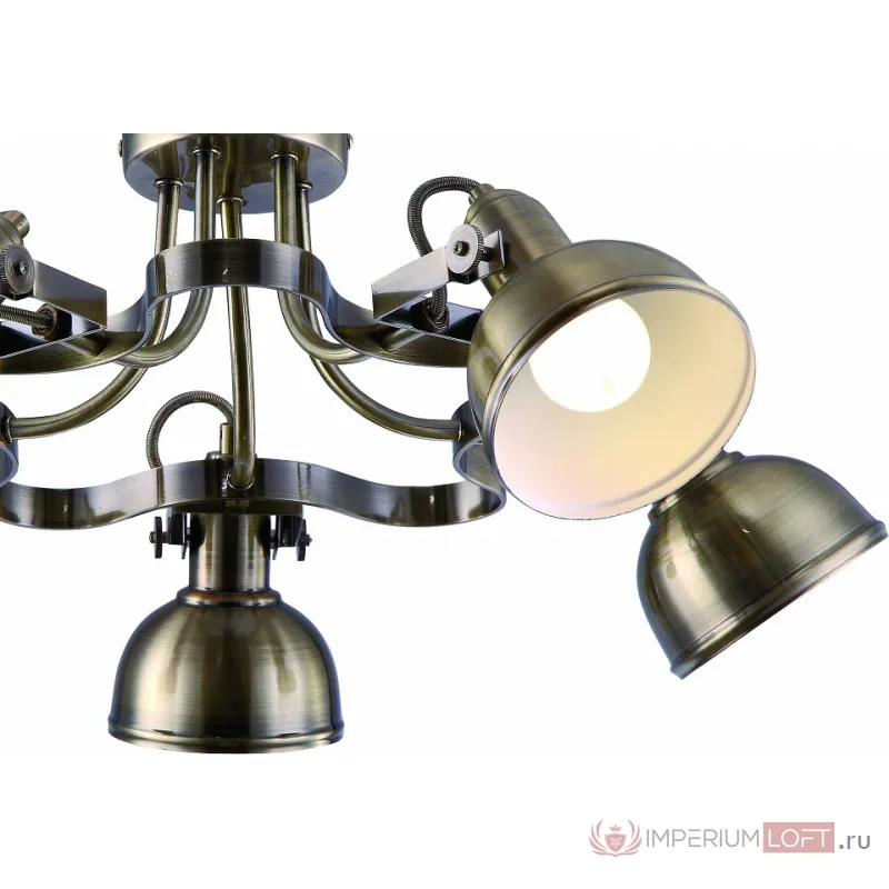 Люстра на штанге Arte Lamp Martin A5216PL-5AB Цвет арматуры бронза Цвет плафонов бронза от ImperiumLoft