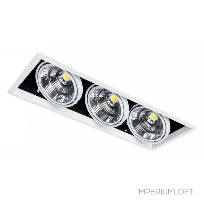 Встраиваемый светильник Arte Lamp Merga A8450PL-3WH Цвет арматуры Белый