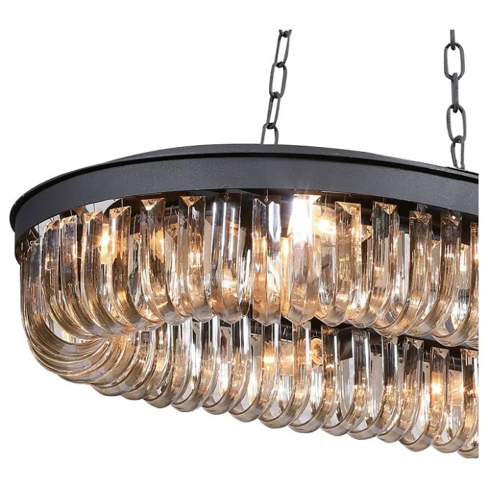 Подвесной светильник DeLight Collection Crystal Black KR0295P-12 black от ImperiumLoft
