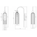 Бра Maytoni Antic MOD302WL-01W Цвет арматуры желтый Цвет плафонов белый