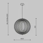 Подвесной светильник Maytoni Roots MOD197PL-01W1 от ImperiumLoft