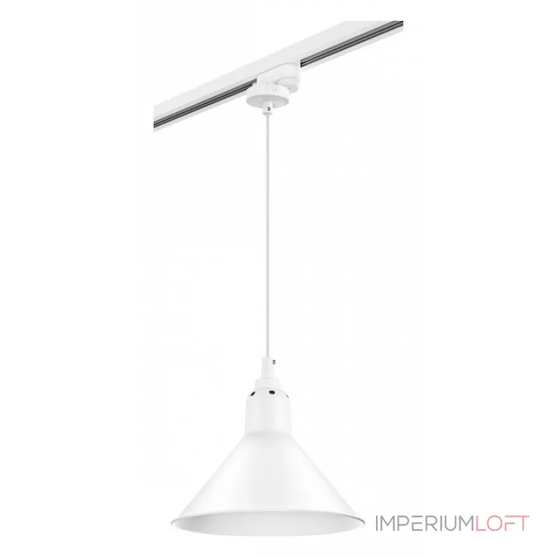 Переходник для трека Lightstar Barra 592006 Цвет арматуры белый Цвет плафонов прозрачный