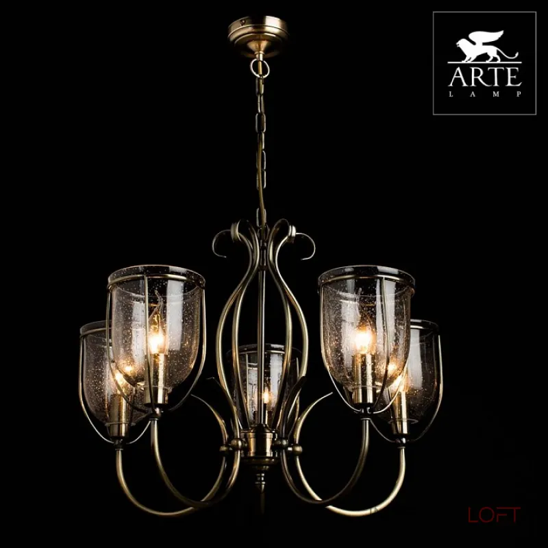 Подвесная люстра Arte Lamp Salvador A6351LM-5AB 
