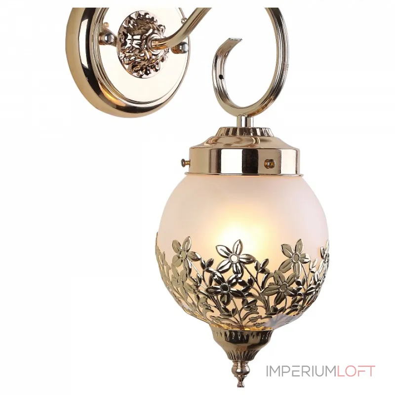 Бра Arte Lamp Moroccana A4552AP-1GO Цвет арматуры золото Цвет плафонов золото