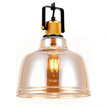 Подвесной светильник Ambrella Traditional 7 TR3526 Цвет плафонов янтарный Цвет арматуры черный