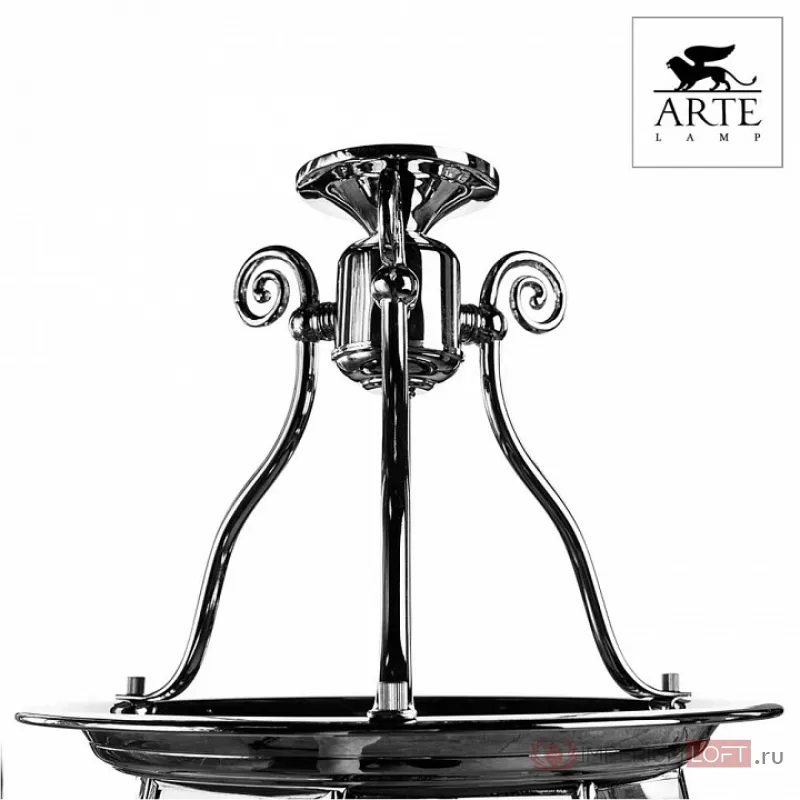 Подвесной светильник Arte Lamp Rimini A6509SP-3CC Цвет арматуры хром Цвет плафонов прозрачный от ImperiumLoft