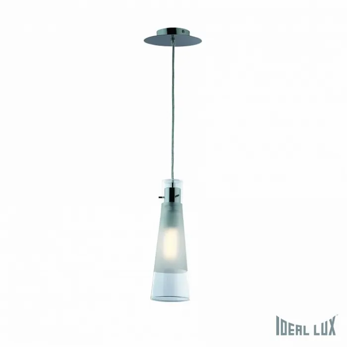 Подвесной светильник Ideal Lux Kuky KUKY SP1 TRASPARENTE Цвет арматуры хром Цвет плафонов прозрачный от ImperiumLoft
