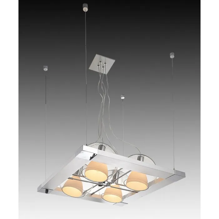 Подвесная люстра Lightstar Palla 803141 Цвет арматуры хром Цвет плафонов прозрачный от ImperiumLoft