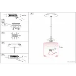 Подвесной светильник Eglo ПРОМО Troy 3 85977 Цвет арматуры никель от ImperiumLoft