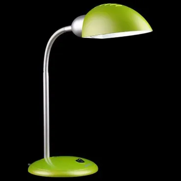 Настольная лампа офисная Eurosvet 1926 1926 зеленый Цвет арматуры хром Цвет плафонов зеленый