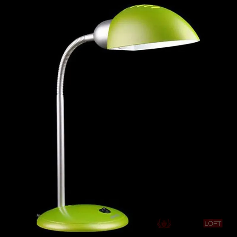 Настольная лампа офисная Eurosvet 1926 1926 зеленый Цвет арматуры хром Цвет плафонов зеленый от ImperiumLoft