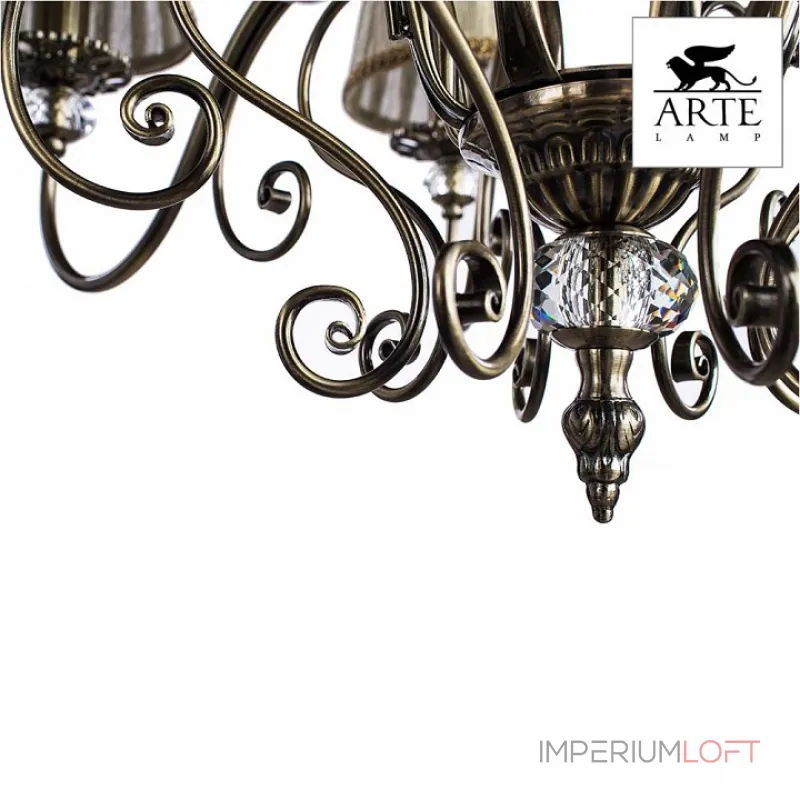Подвесная люстра Arte Lamp Charm A2083LM-8AB Подвесная люстра Arte Lamp Charm A2083LM-8AB