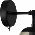 Бра Arte Lamp 1664 A1664AP-1BK Цвет арматуры черный Цвет плафонов янтарный от ImperiumLoft