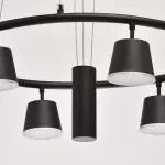 Подвесной светильник MW-Light Гэлэкси 12 632015106 Цвет арматуры черный Цвет плафонов черный от ImperiumLoft