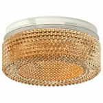 Рамка на 1 светильник Ambrella N719 N7195 CF кофе D70*H30mm Out25mm MR16 (для корпуса светильника) Цвет арматуры коричневый