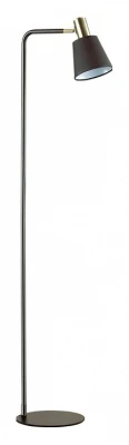 Торшер Lumion Marcus 3638/1F Цвет арматуры бронза Цвет плафонов черный