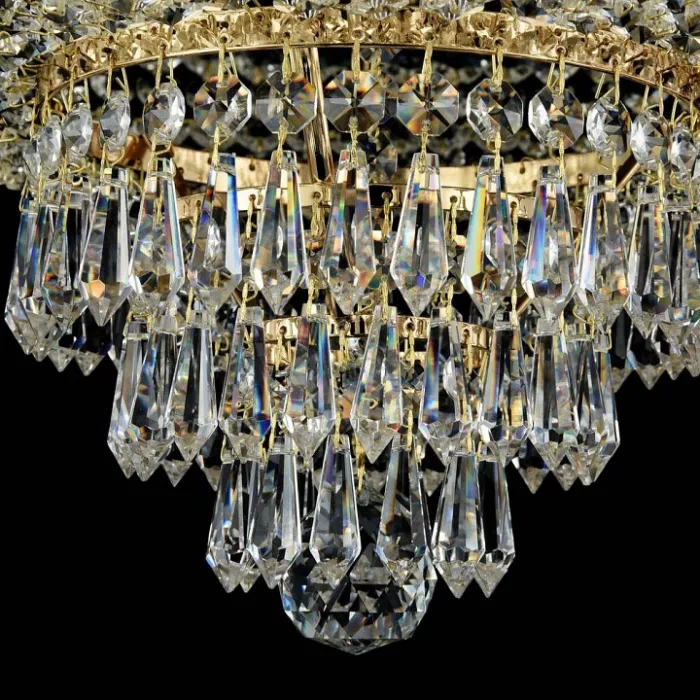 Люстра на штанге Maytoni Palace DIA890-CL-06-G Цвет арматуры золото Цвет плафонов прозрачный от ImperiumLoft