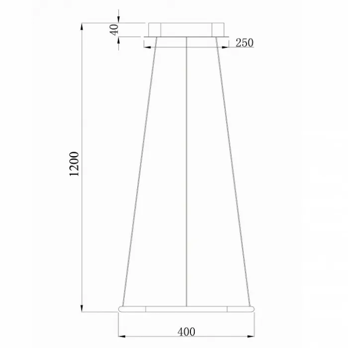 Подвесной светильник Donolux 111024 S111024/1SQ 30W Black In от ImperiumLoft