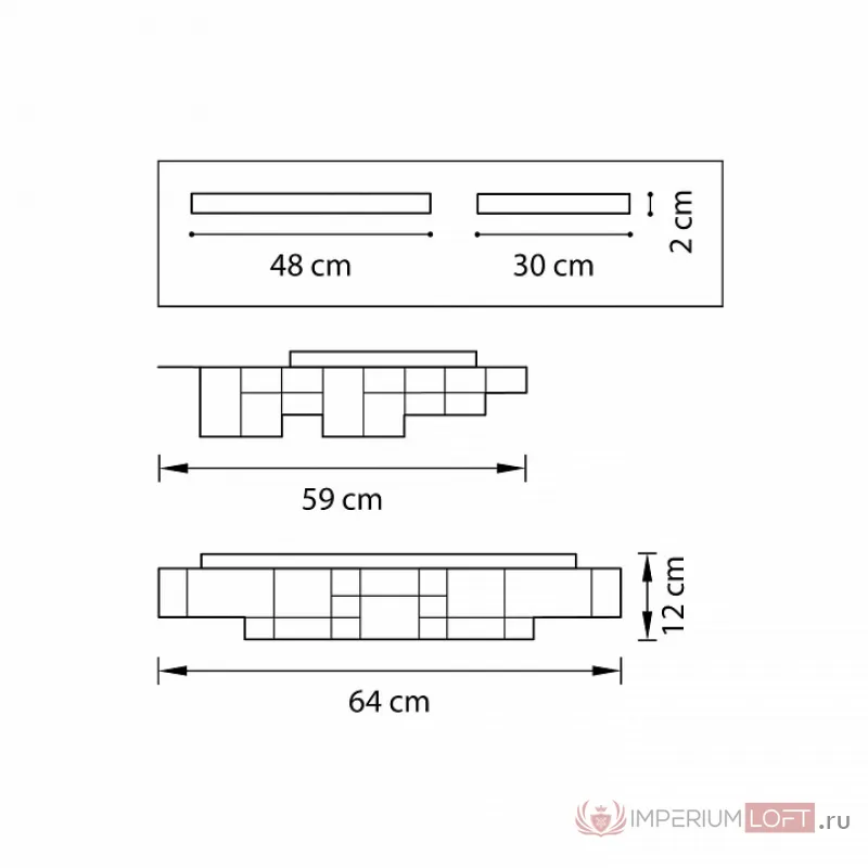 Накладной светильник Lightstar Favo LED 750161 от ImperiumLoft