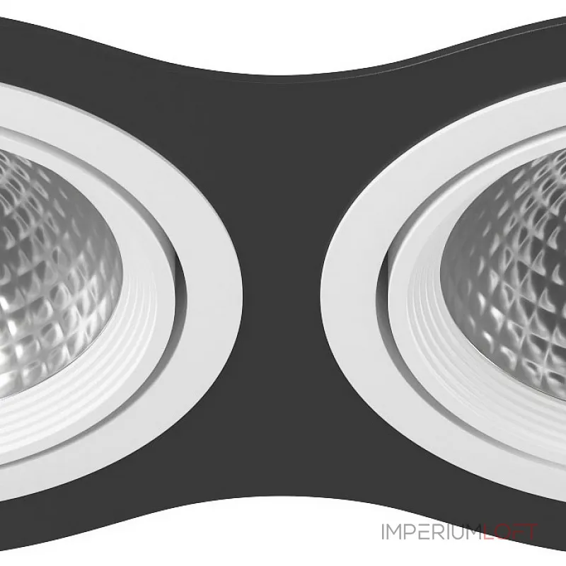 Встраиваемый светильник Lightstar Intero 111 i9270606 Цвет арматуры черно-белый от ImperiumLoft