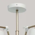 Люстра на штанге MW-Light Таун 691011906 Цвет арматуры золото Цвет плафонов белый от ImperiumLoft