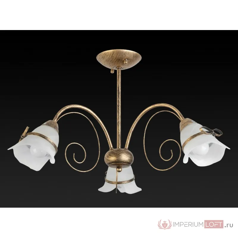 Люстра на штанге TopLight Bridget TL3620X-03 Цвет арматуры золото Цвет плафонов белый от ImperiumLoft