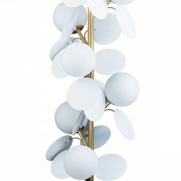 Торшер Loft it Matisse 10008F white Цвет арматуры золото Цвет плафонов белый от ImperiumLoft