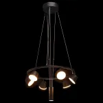 Подвесной светильник MW-Light Гэлэкси 12 632015106 Цвет арматуры черный Цвет плафонов черный от ImperiumLoft