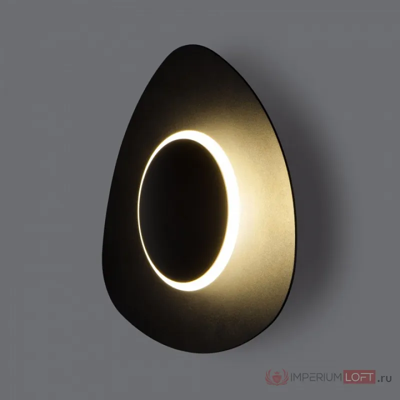 Накладной светильник Eurosvet Scuro 40151/1 LED черный Цвет арматуры черный Цвет плафонов черный от ImperiumLoft