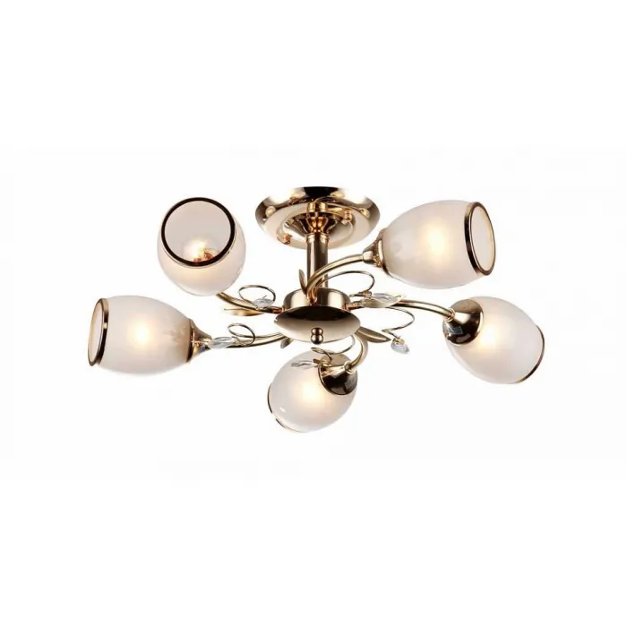 Потолочная люстра Imex MD.1473 MD.1473-5-S FGD Цвет арматуры золото от ImperiumLoft